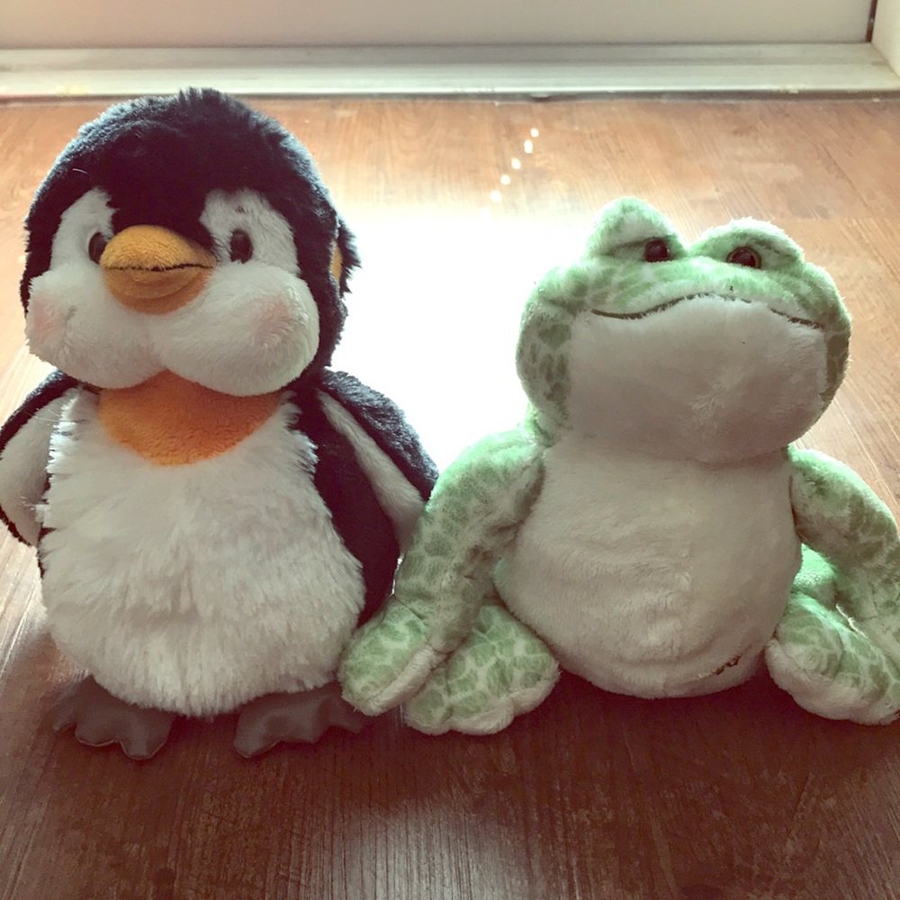 Webkinz Penguin & Frog duo!
